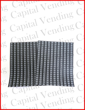 アメリカ　薬局ラベル　1箱 AMS Price Labels - $1 and $2 Sheet > AMS Sensit 1 > Capital
